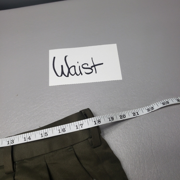 Roundtree and yorke easy care green mens shorts size 36 - Picture 8 of 9